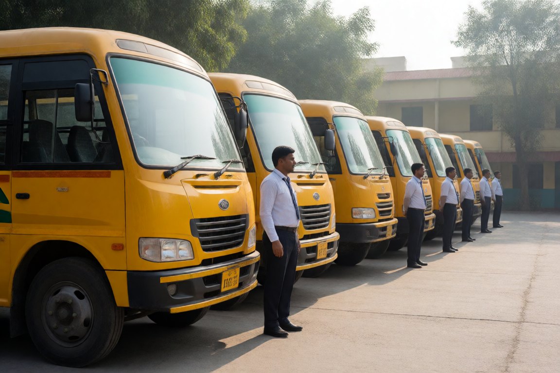 GPS-tracked school buses