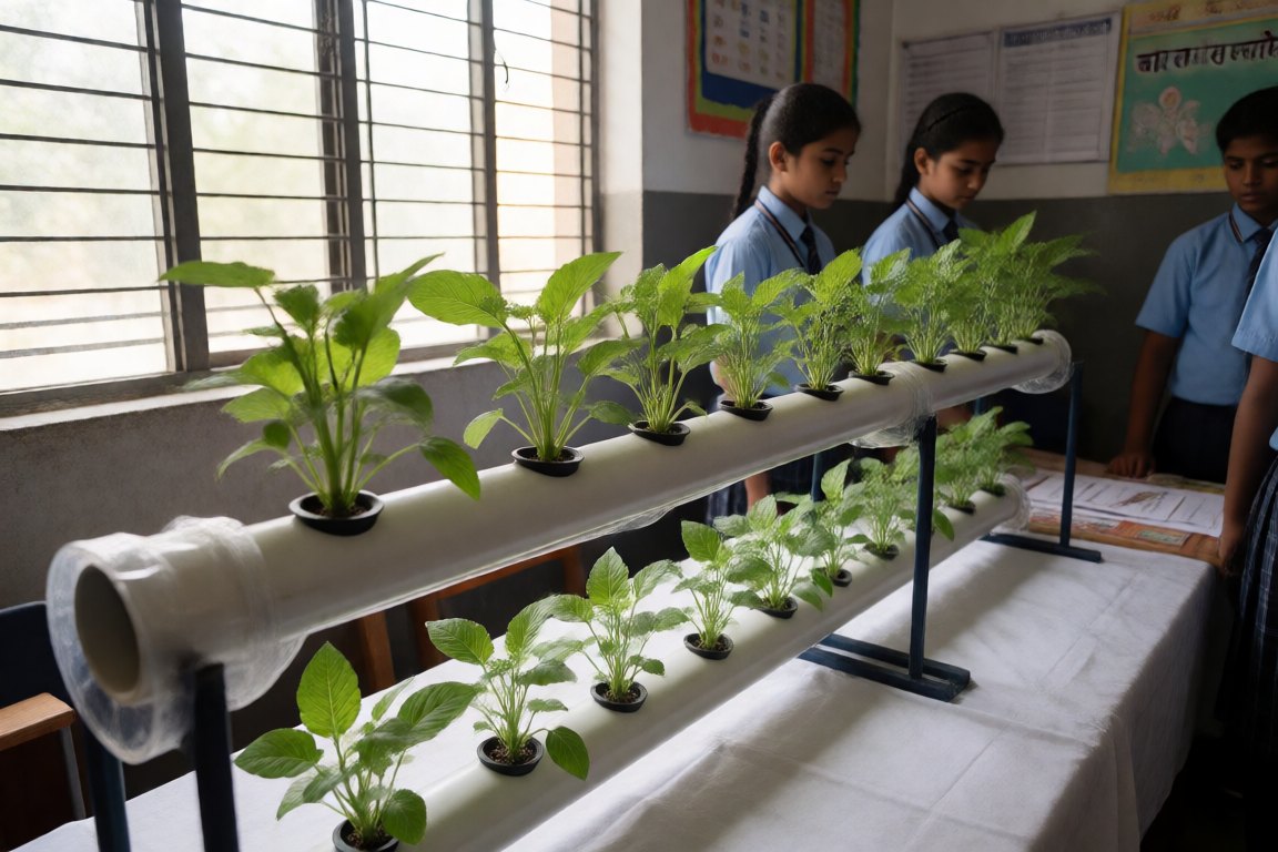 Hydroponics by the Eco Club